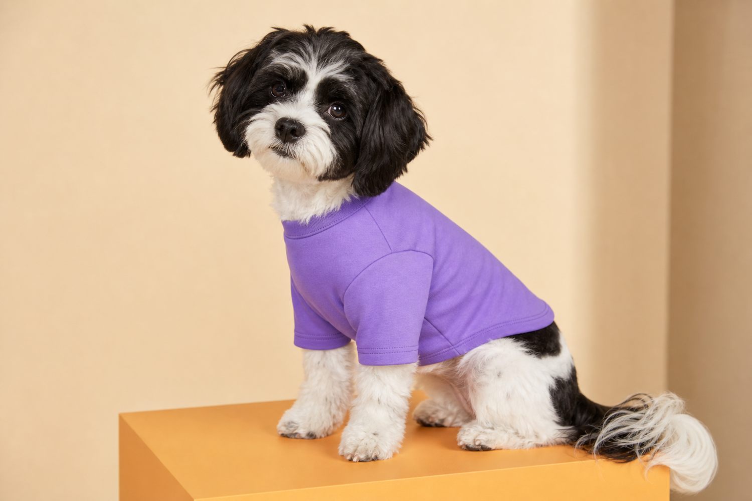 Lilac Good-Dog Tee