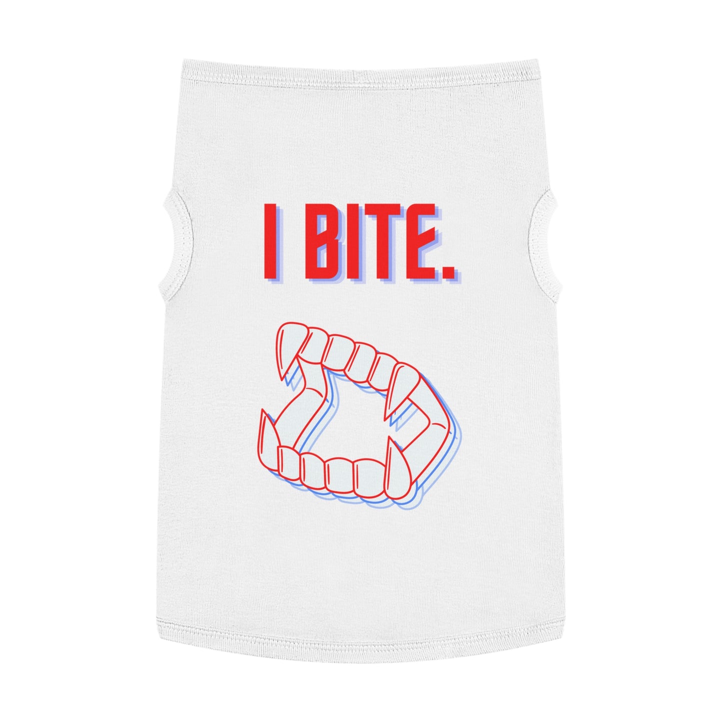 I Bite Pet Tank Top - XL