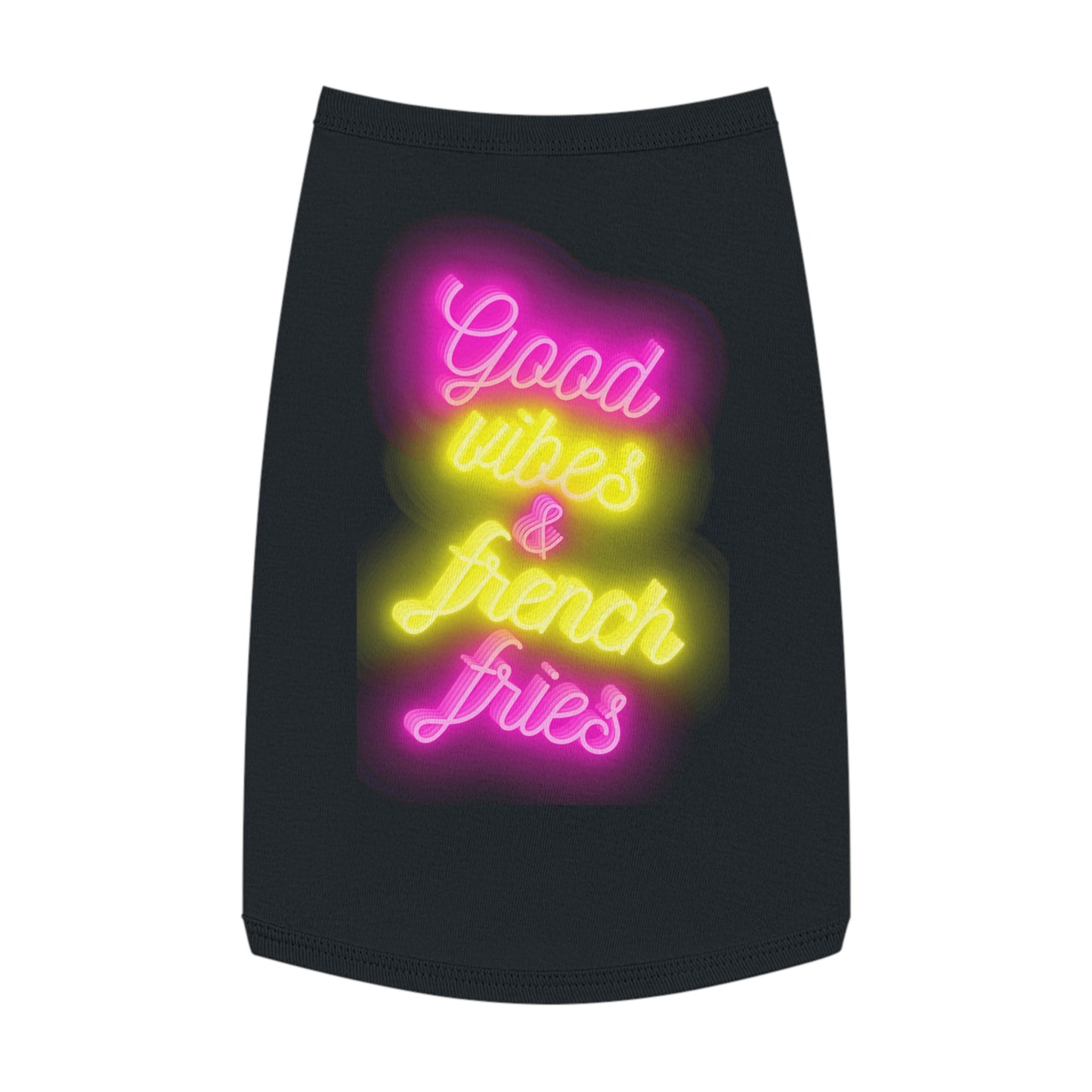 Good Vibes & French Fries Pet Tank Top