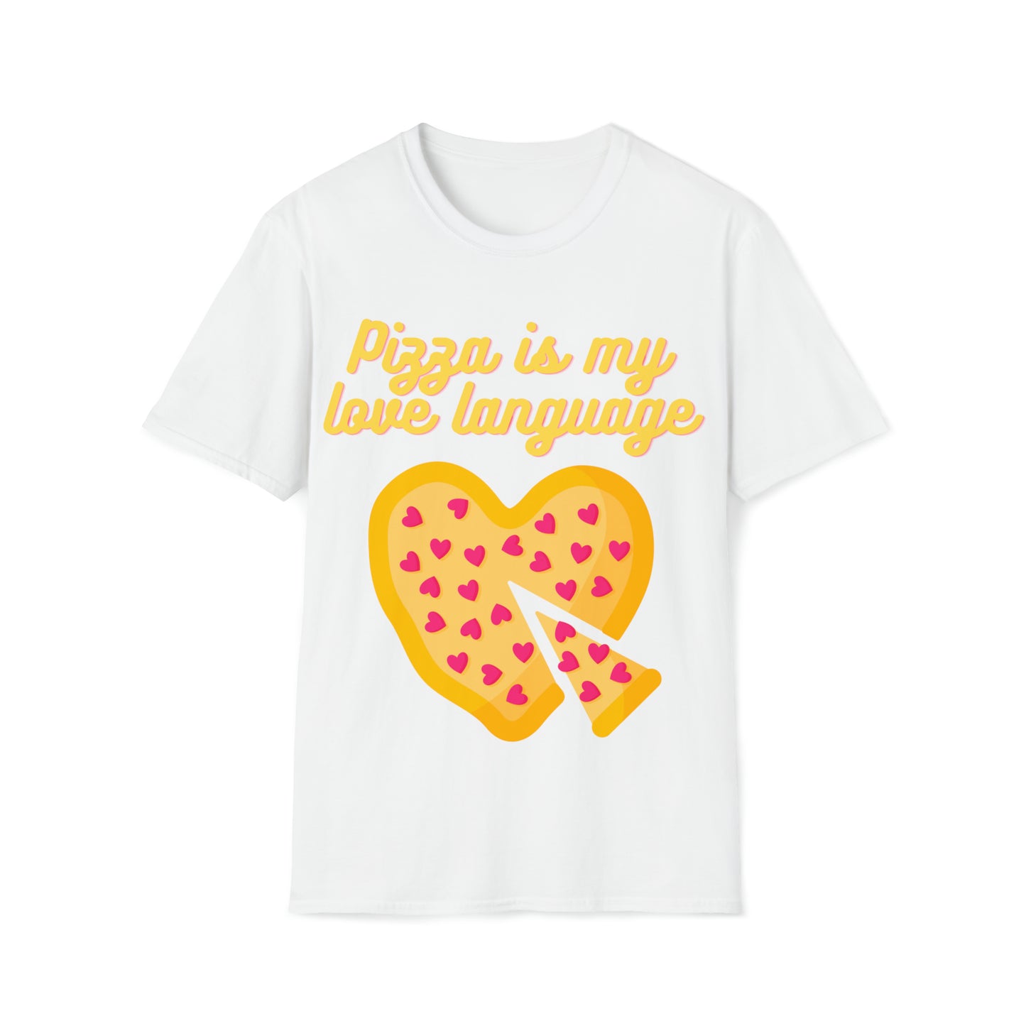 Pizza is My Love Language Unisex Softstyle T-Shirt