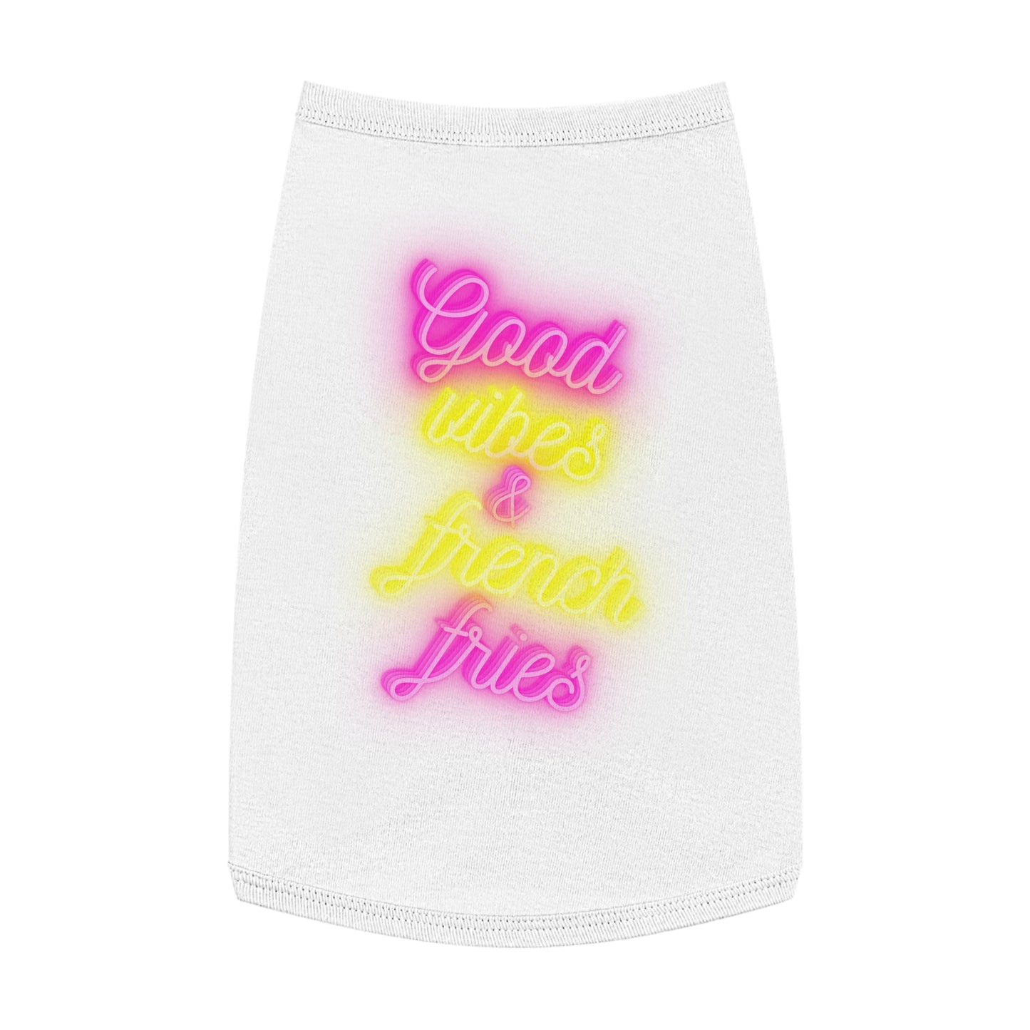 Good Vibes & French Fries Pet Tank Top